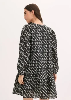 Robe courte effet froissé