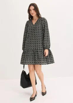 Robe courte effet froissé