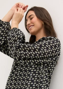 Robe courte effet froissé