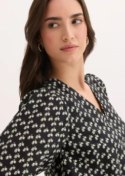 Robe courte effet froissé