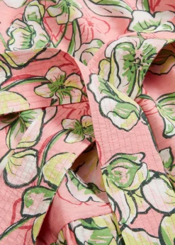 Robe courte en douce viscose mélangée