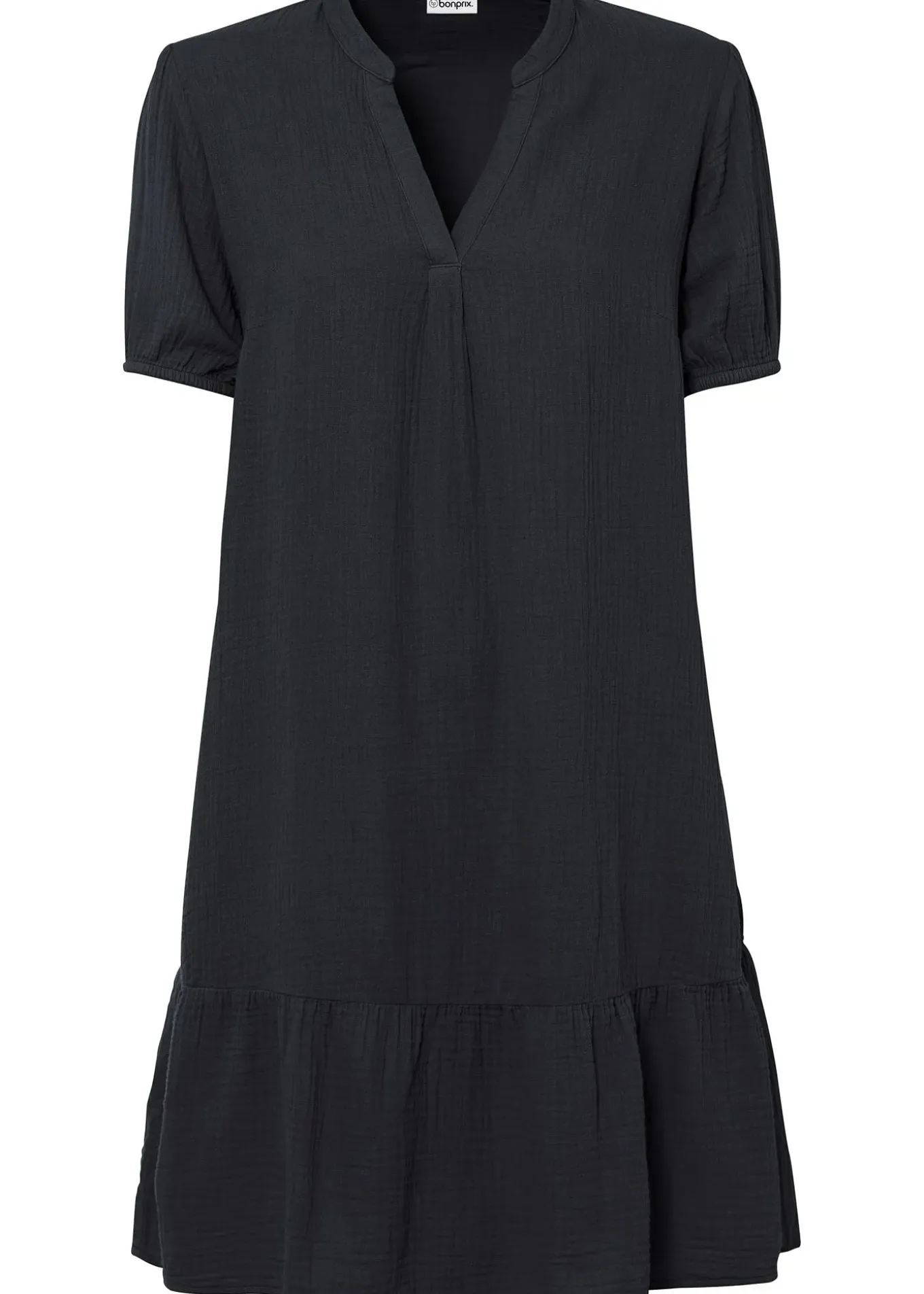 Robe courte en gaze de coton