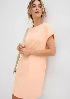 Robe courte en interlock épais