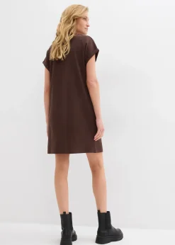 Robe courte en interlock épais