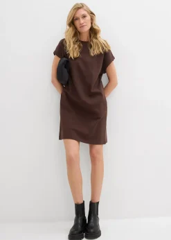 Robe courte en interlock épais