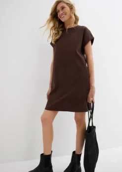 Robe courte en interlock épais