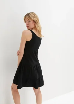 Robe courte en jersey coton