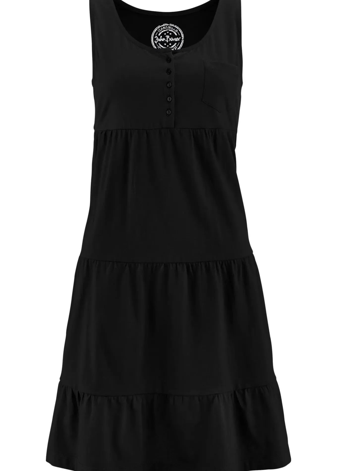 Robe courte en jersey coton