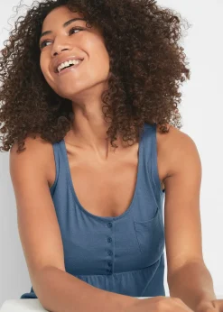 Robe courte en jersey coton