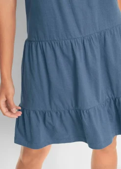 Robe courte en jersey coton