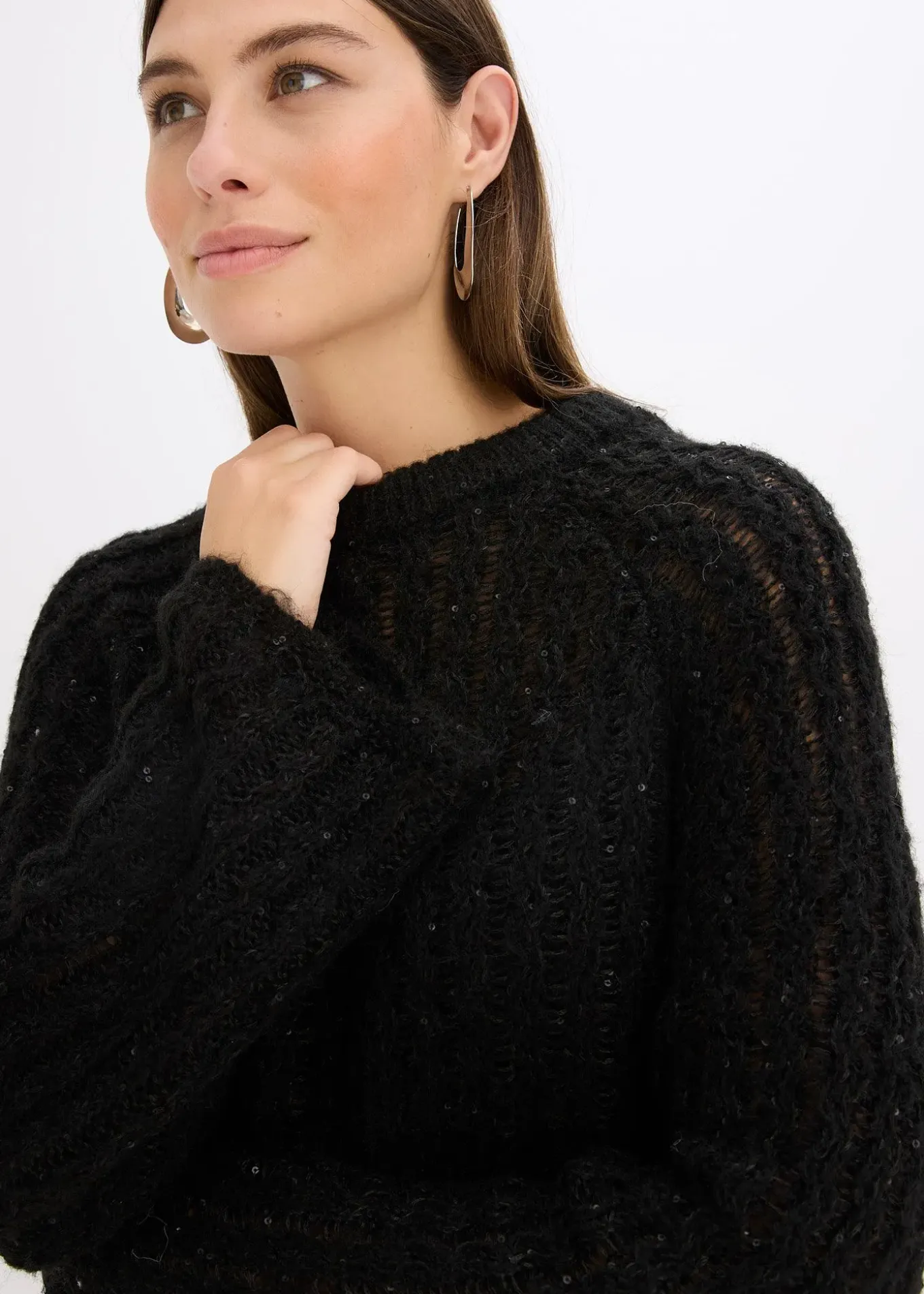 Robe courte en maille à nœud en satin, légèrement transparente