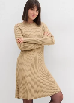 Robe courte en maille douce