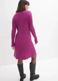 Robe courte en maille douce