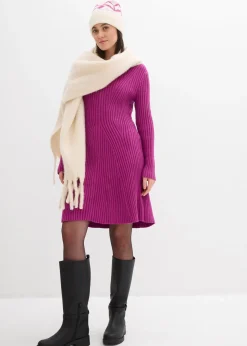 Robe courte en maille douce