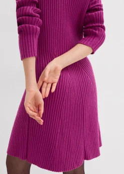 Robe courte en maille douce