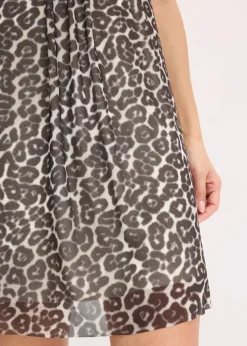 Robe courte en mesh