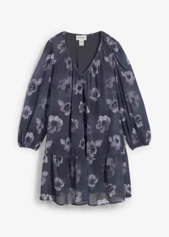 Robe courte en mousseline