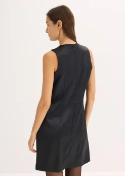 Robe courte en satin brillant