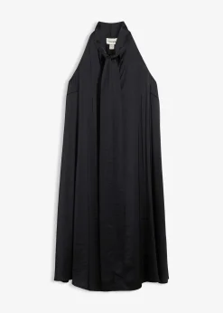 Robe courte en satin de viscose mélangée