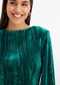 Robe courte en velours