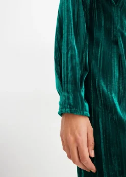 Robe courte en velours