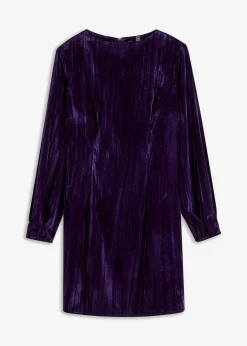 Robe courte en velours