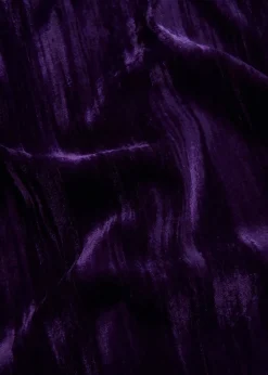 Robe courte en velours