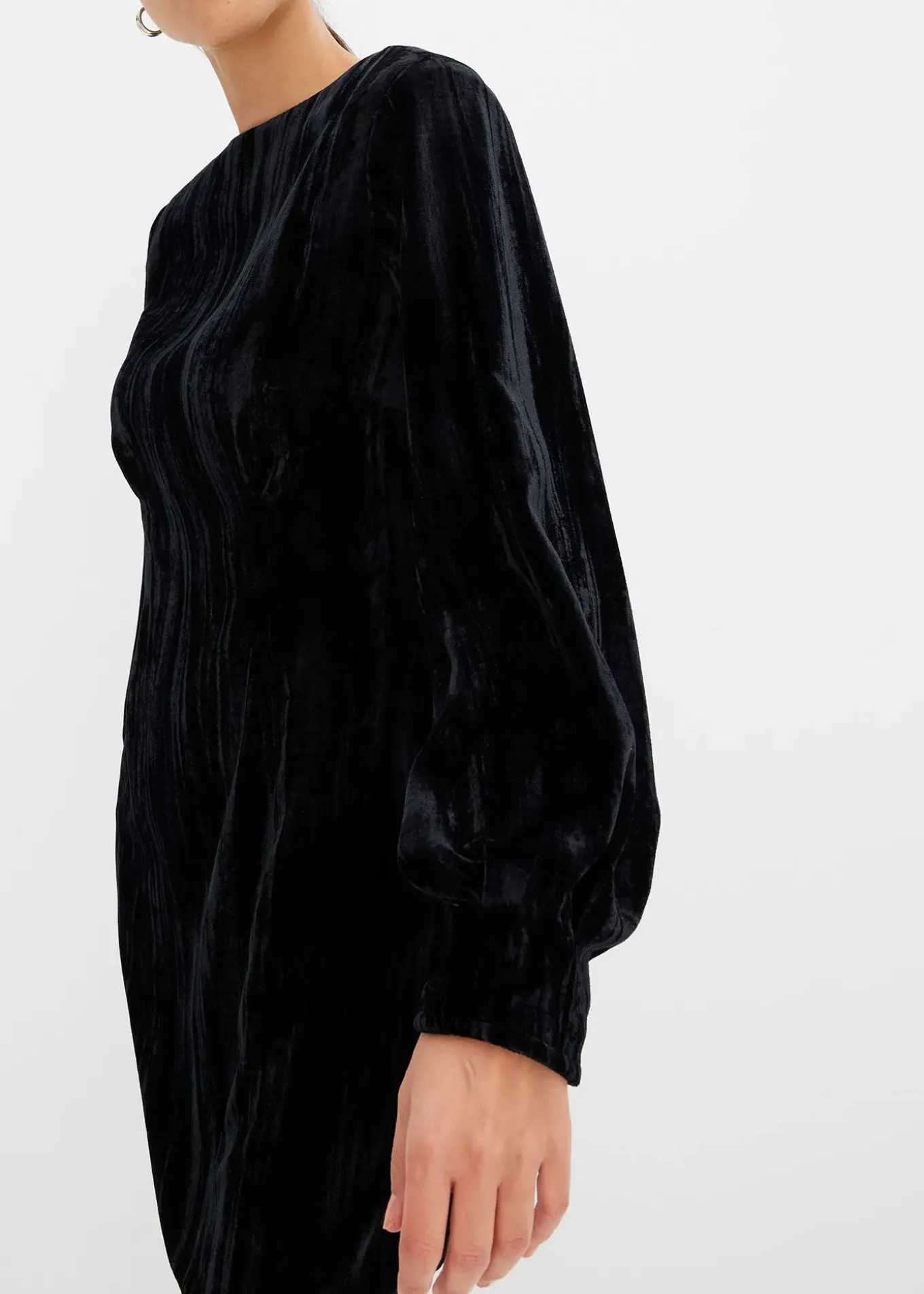 Robe courte en velours