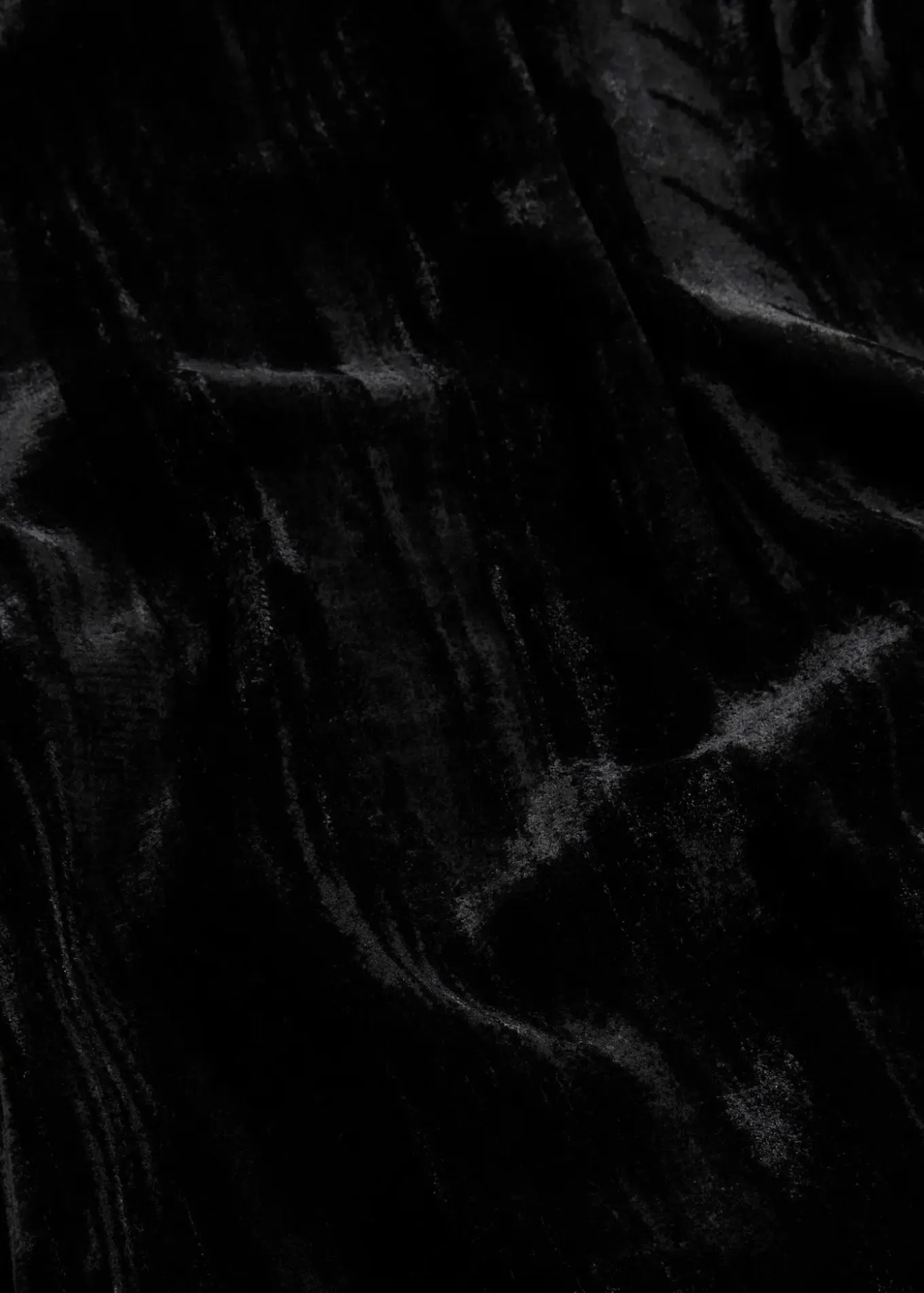 Robe courte en velours