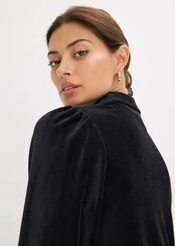 Robe courte en velours côtelé