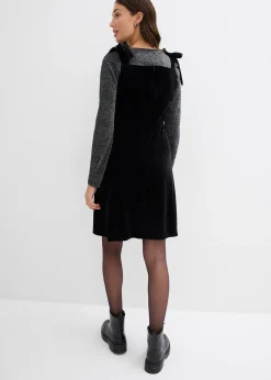 Robe courte en velours doux