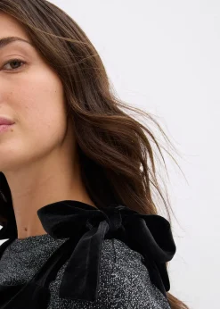 Robe courte en velours doux