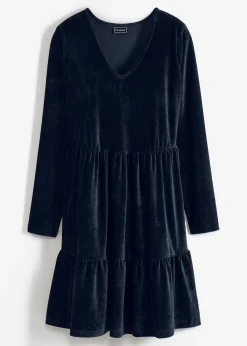 Robe courte en velours extensible