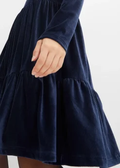 Robe courte en velours extensible