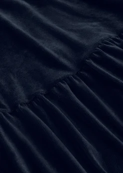 Robe courte en velours extensible