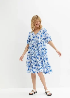 Robe courte en viscose