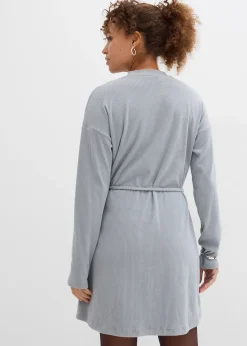 Robe courte et côtelée