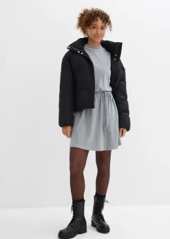 Robe courte et côtelée