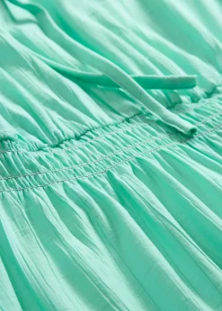 Robe courte et fluide en viscose mélangée