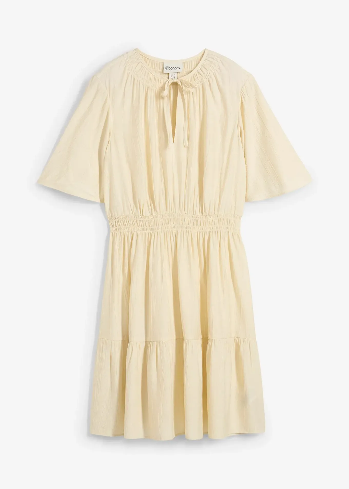 Robe courte et fluide en viscose mélangée