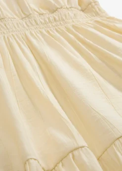 Robe courte et fluide en viscose mélangée