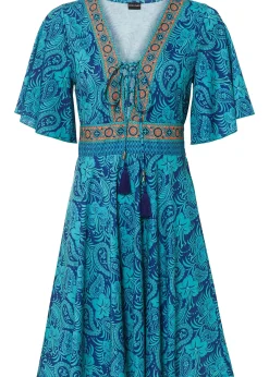 Robe courte imprimée