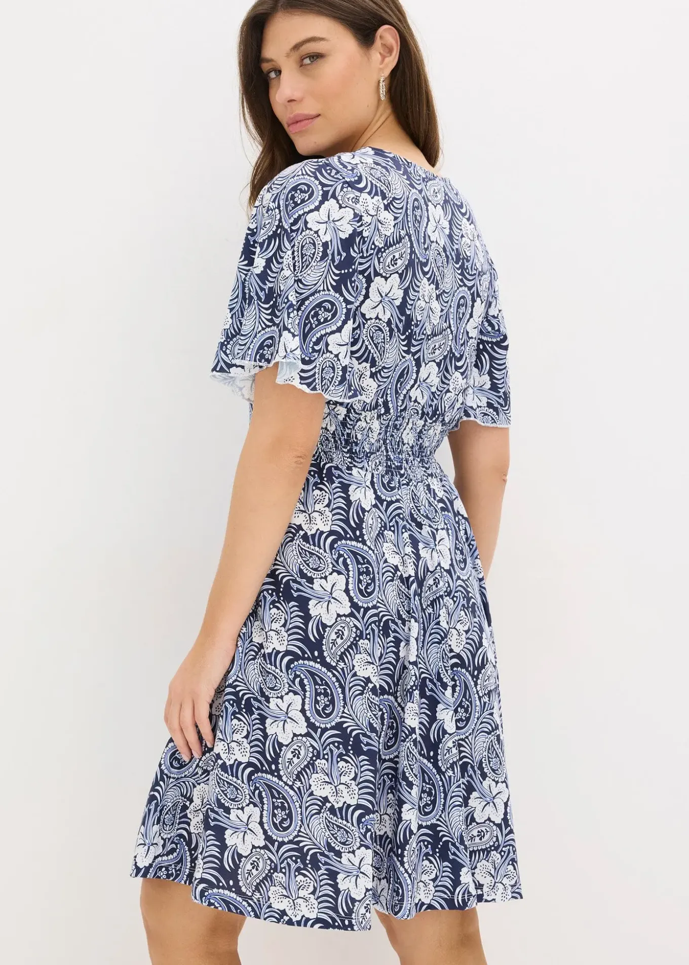 Robe courte imprimée