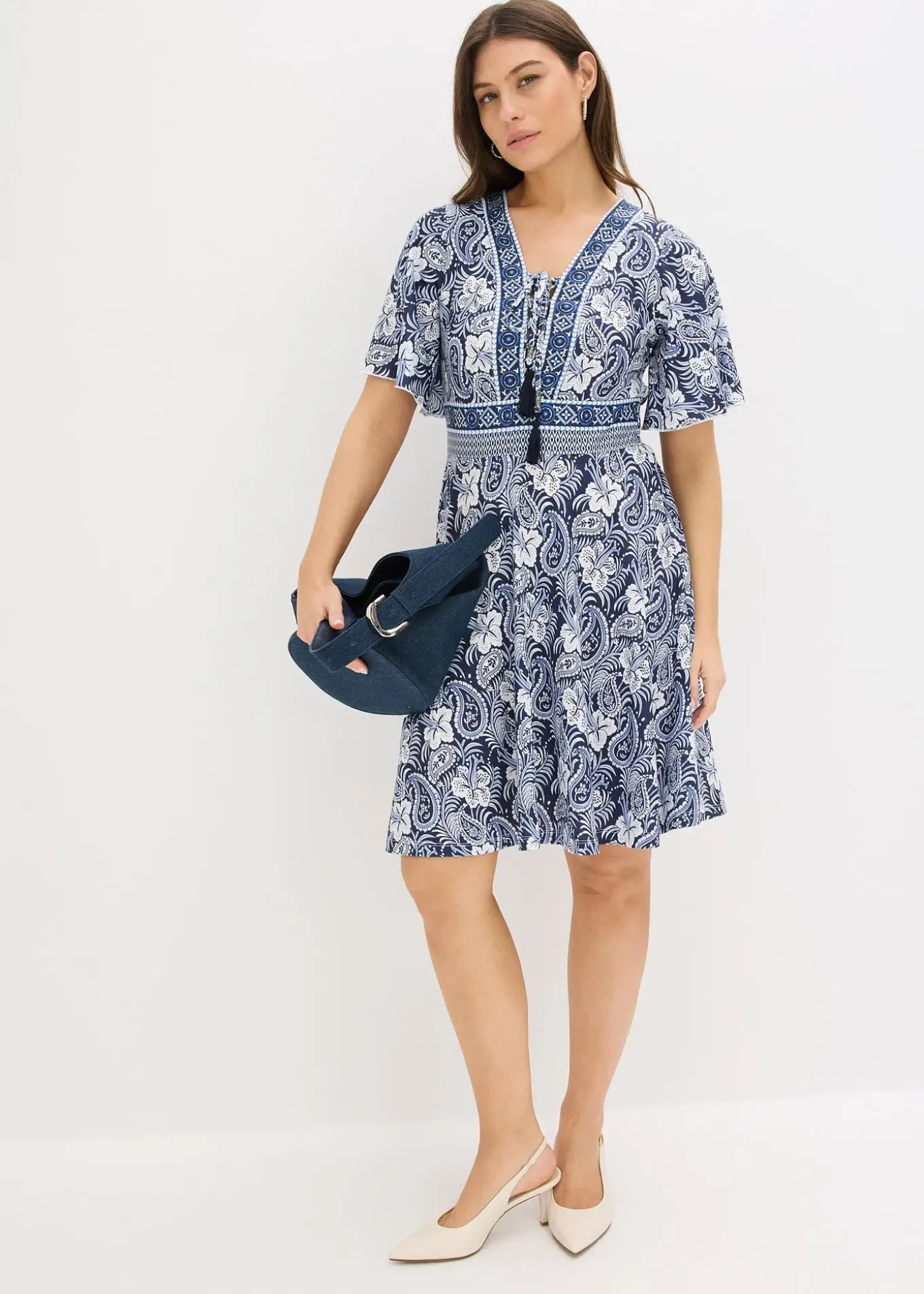 Robe courte imprimée