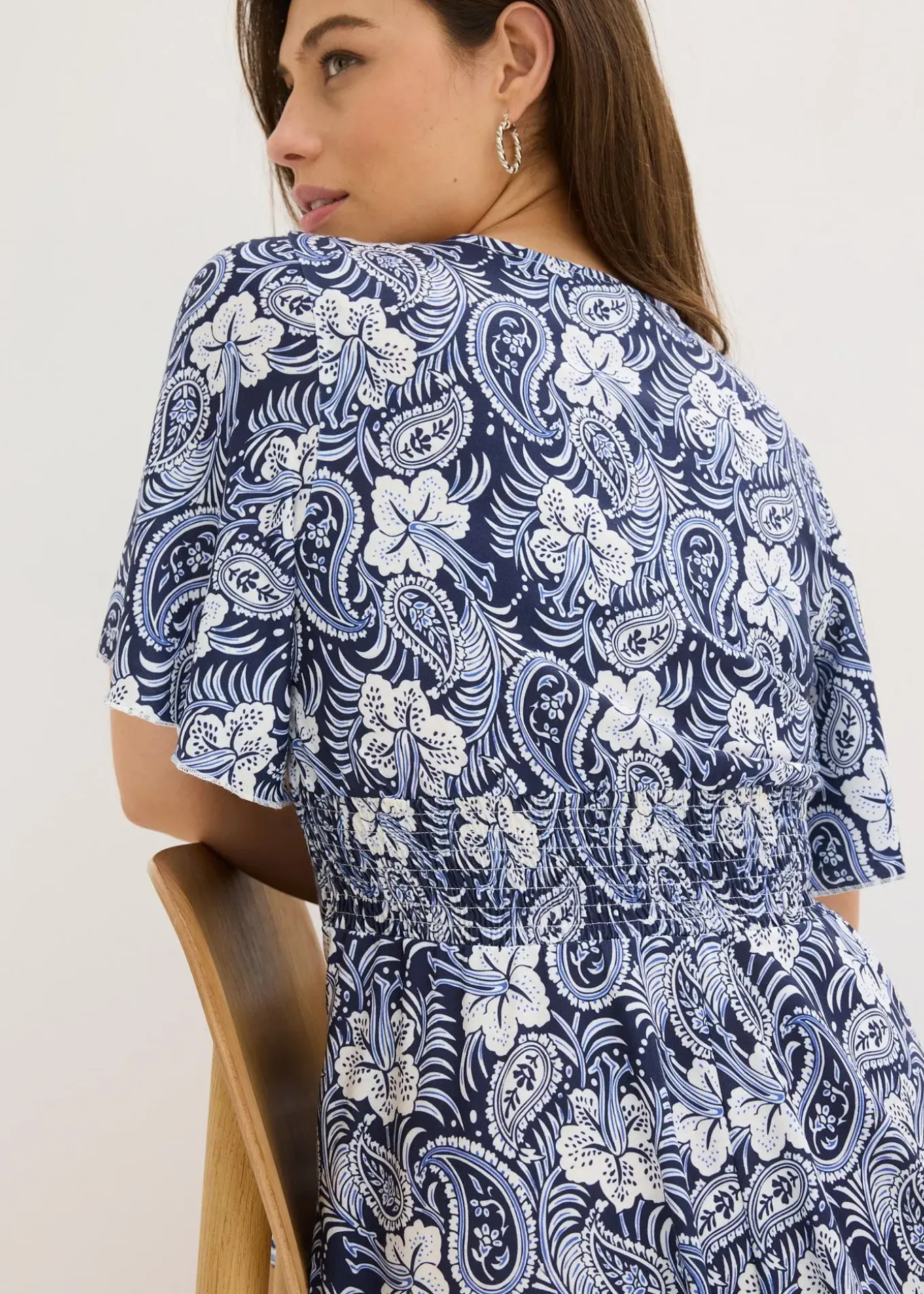 Robe courte imprimée