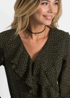 Robe courte style portefeuille