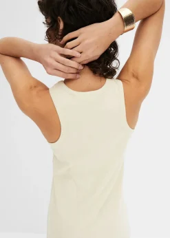 Robe côtelée en coton