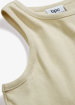 Robe côtelée en coton