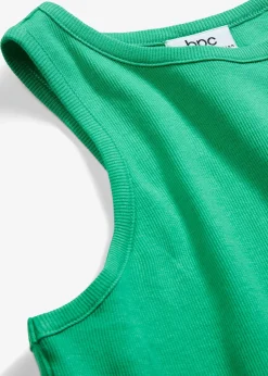 Robe côtelée en coton