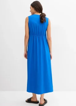 Robe débardeur en viscose fluide